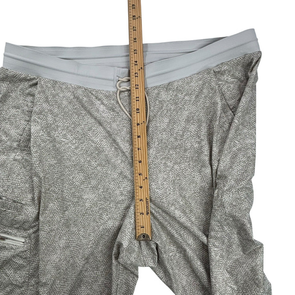 Athleta Pants Womens Plus Size 22 Ivory Venture Printed Cargo Pockets Athleisure - Picture 15 of 16